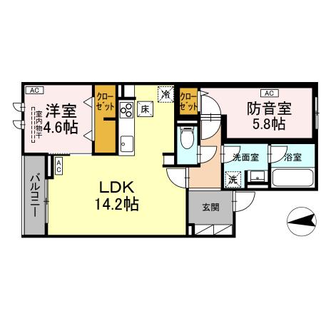 樹楽 102の物件写真